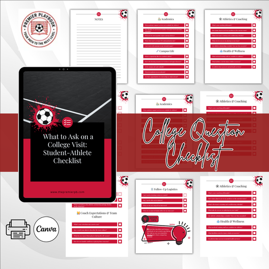 College Visit Questions Checklist for Student-Athletes – Printable Recruiting Checkbook PDF