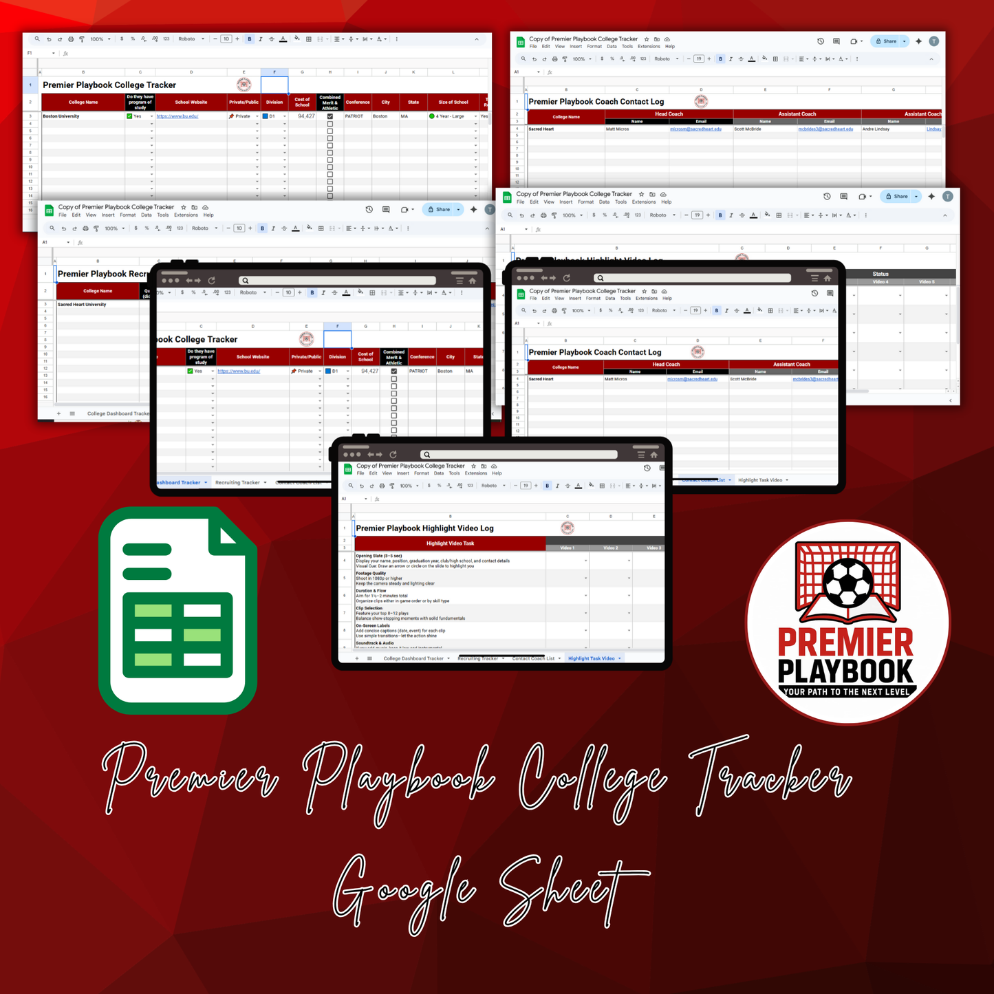 The VIP Book Bundle with Free College Google Tracker (Digital Download)